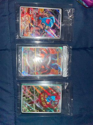 Lote 3 Carte Pokémon Wobbuffet, Lucario, Riolu