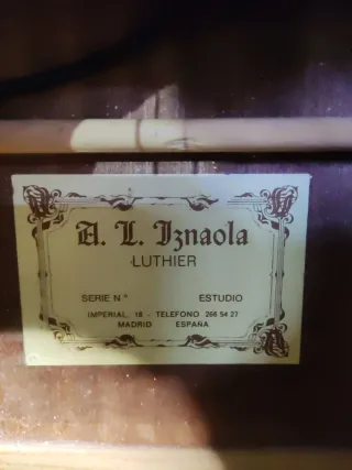 Guitarra Electroacústica Marrón iznaola