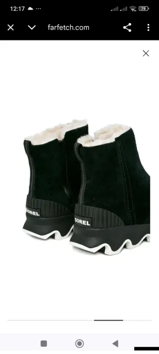 Botas de nieve Sorel negras