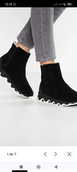 Botas de nieve Sorel negras