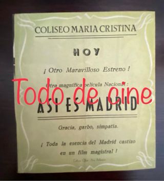 Programa película Así es Madrid