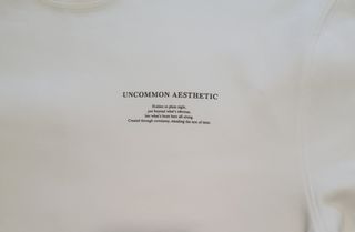 Sudadera Zara Blanca UNCOMMON AESTHETIC Talla M