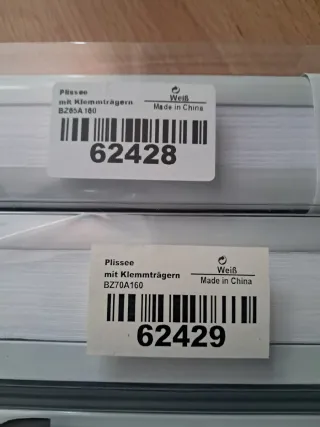 Estores enrollables blancos nuevos