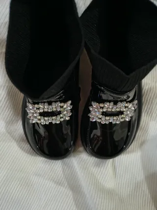 Botas calcetín niña plantilla 20 cm