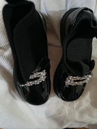 Botas calcetín niña plantilla 20 cm