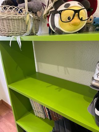 Estantería de madera maciza-robusto