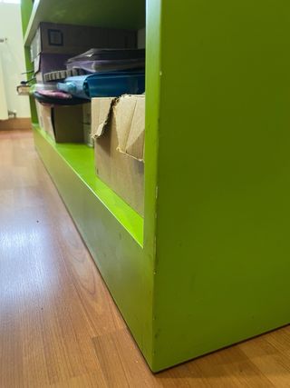 Estantería de madera maciza-robusto