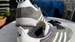 Adidas Gazelle Gris Blanco