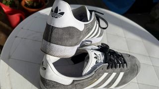 Adidas Gazelle Gris Blanco