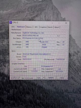 Placa Gigabyte B550I AORUS PRO + Ryzen 9 5900X