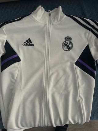 Chándal Adidas Real Madrid Blanco y Negro