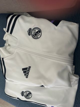 Chándal Adidas Real Madrid Blanco y Negro