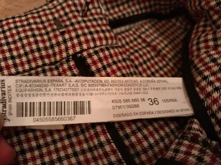 Pantalones Stradivarius cuadros