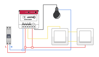 Relé Seco Zigbee Lexman ON/OFF Enki