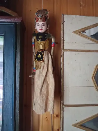 Marioneta Wayang Golek años 70