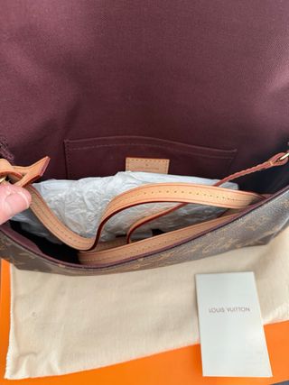 Bolso bandolera Louis Vuitton Marrón Dorado