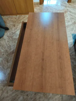 Mesa de centro elevable madera