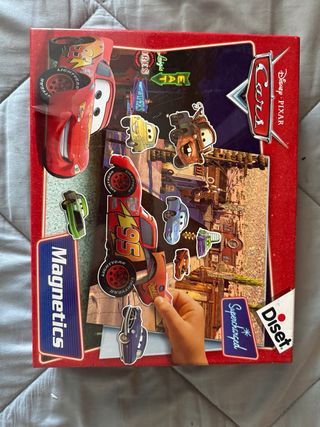Lote 4 juegos infantiles: Cars, Conector, Laborato