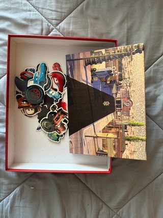 Lote 4 juegos infantiles: Cars, Conector, Laborato