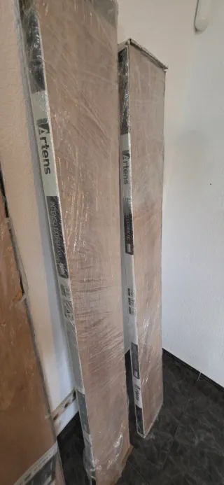 Restos de suelo de madera