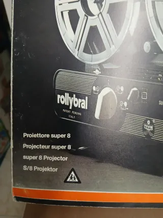 Proyector Super 8 Rollybral Años 70 Italia