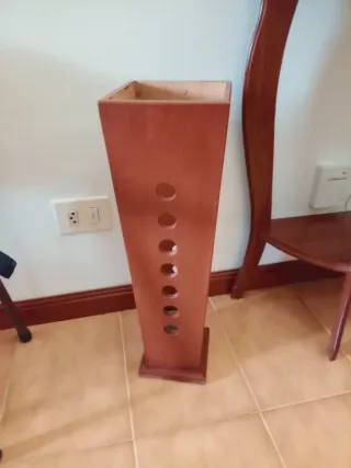 Conjunto de mueble recibidor de madera