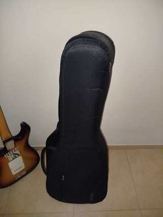 Guitarra eléctrica Greeta con amplificador