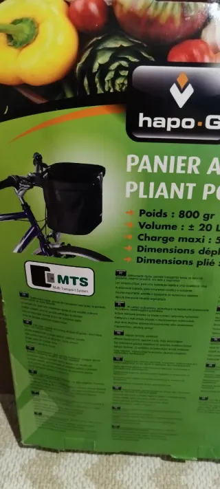 Cesta plegable para bicicleta  sin estrenae