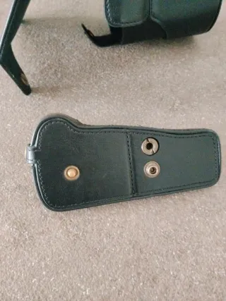 Custodia in ecopelle per Panasonic Lumix G80 / G85