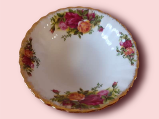Par de cuencos Royal Albert Old Country Roses