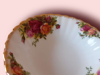 Par de cuencos Royal Albert Old Country Roses