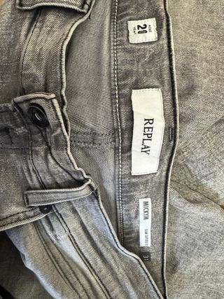 Pantalón vaquero gris Replay