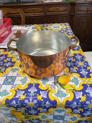 Pentola Agnelli Rame 24 cm