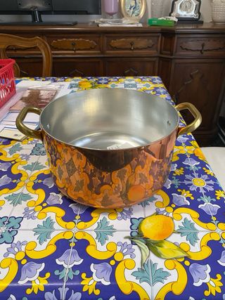 Pentola Agnelli Rame 24 cm