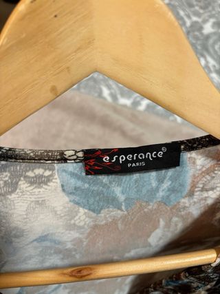 Vestido estampado floral manga larga Esperance