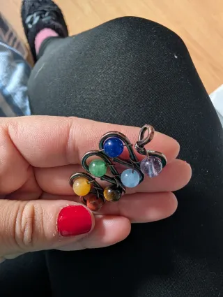 Colgante 7 Chakras Piedras Naturales