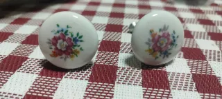 Lote pomos armario cristal y plástico