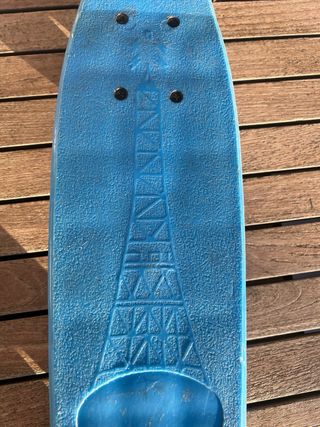 Skate Old School Torre Eiffel Azul