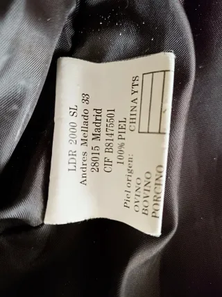 Chaqueta mujer Piel de Ante marrón (100% piel)