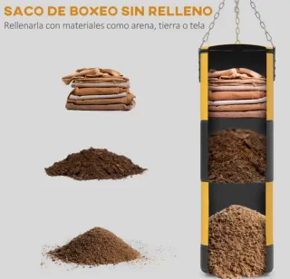 Saco Boxeo + Guantes + Muñequeras