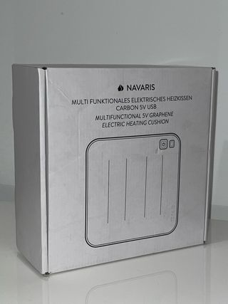 Cojín Calefactor Coche USB Gris