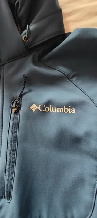 Chaqueta Softshell Columbia Azul
