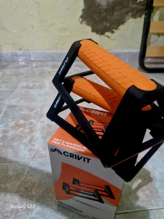 Crivit Set 2 Maniglie per Flessioni