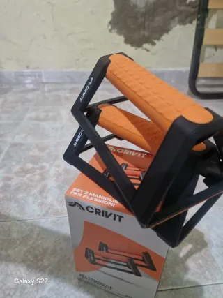 Crivit Set 2 Maniglie per Flessioni