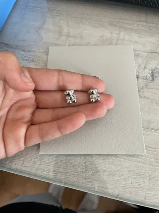 Pendientes Oso Tous Plata