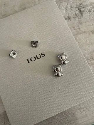 Pendientes Oso Tous Plata