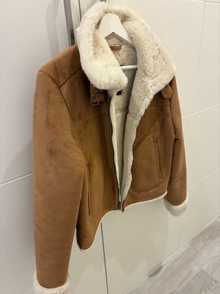 Chaqueta Hollister Mujer Marrón Forrada