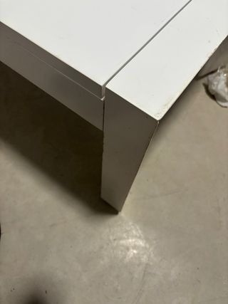 Mesa elevable blanca