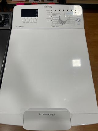 Lavadora carga superior Privileg 6kg 1200rpm