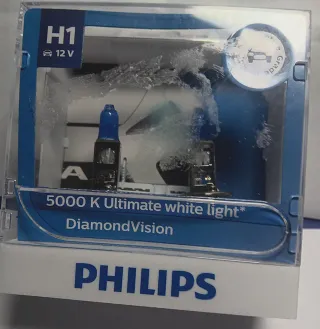 Bombilla Philips H1 5000K Diamond Vision